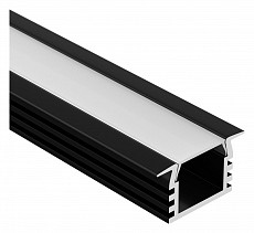 Профиль встраиваемый Arlight PDS-F-2000 ANOD Black 017642