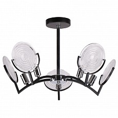Люстра на штанге Imex MD.51382 MD.51382-5-P  BCH+BK