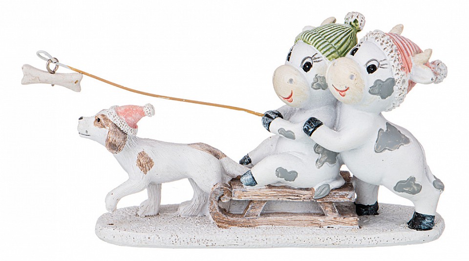 Статуэтка (15х4х8 см) Веселые коровки 162-867