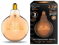 Лампа светодиодная Gauss Words E27 2.5Вт 2000K 177802003