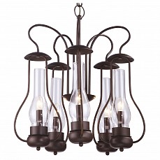 Подвесная люстра Arte Lamp Bulbo A8955LM-5BR