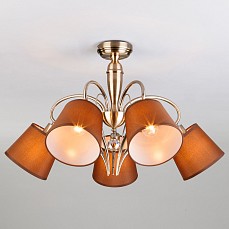 Люстра на штанге Eurosvet Lilly 60074/5 античная бронза