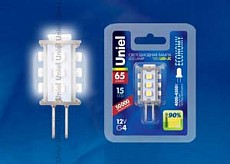 Лампа светодиодная Uniel  G4 0Вт 4500 KK 04952, 4952