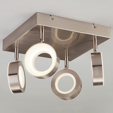 Спот Eurosvet Frisco 20065/4 сатин-никель 24W