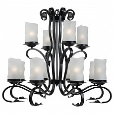 Подвесная люстра Arte Lamp Scroll A7915LM-8-4BK