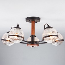 Люстра на штанге Eurosvet Livia 70081/5 черный