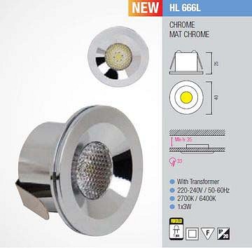 Встраиваемый светильник Horoz Electric Miranda HRZ00002405