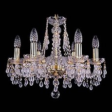 Подвесная люстра Bohemia Ivele Crystal 1410 1410/6/160/G/V0300