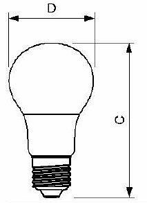 Лампа светодиодная Deko-Light CorePro E27 5.5Вт 2700K 180119