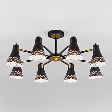 Люстра на штанге Eurosvet Trina 70100/8 черный