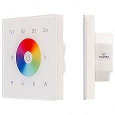 Панель-регулятора цвета RGBW сенсорная встраиваемая Arlight Sens 021038