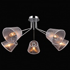 Люстра на штанге Natali Kovaltseva Pronto I PRONTO I 75090/5C CHROME