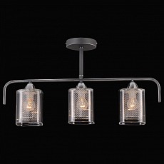 Люстра на штанге Natali Kovaltseva 75066 75066/3C STAIN SILVER