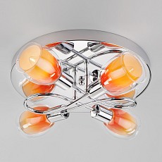 Потолочная люстра Eurosvet Potpourri 30151/4 оранжевый