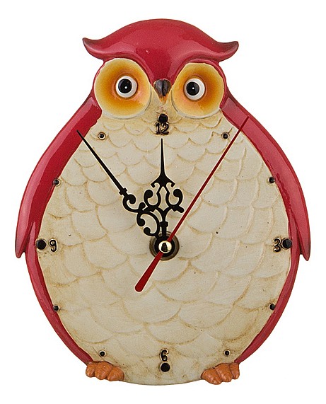 Настенные часы (15х17 см) Сова 68-338