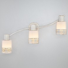 Спот Eurosvet Silvia 20025/3 белый с золотом/ хром