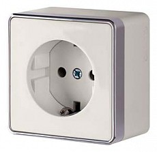 Розетка с заземлением и шторками Werkel слоновая кость WL15-02-02