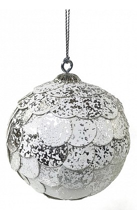 Елочный шар (9.8x9.8x10.5 см) Paper ball en_ny0072