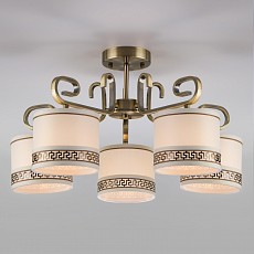 Потолочная люстра Eurosvet Frangia 60086/5 античная бронза