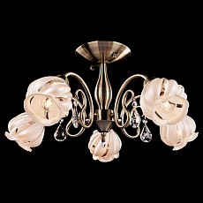 Люстра на штанге Eurosvet 70023 70023/5 античная бронза