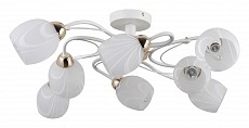 Люстра на штанге Natali Kovaltseva 81403 81403/8C MATT WHITE