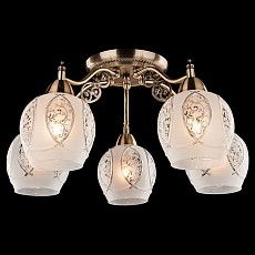 Потолочная люстра Eurosvet 70026 70026/5 античная бронза