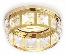 Встраиваемый светильник Ambrella Crystal 101 K101 CL/G