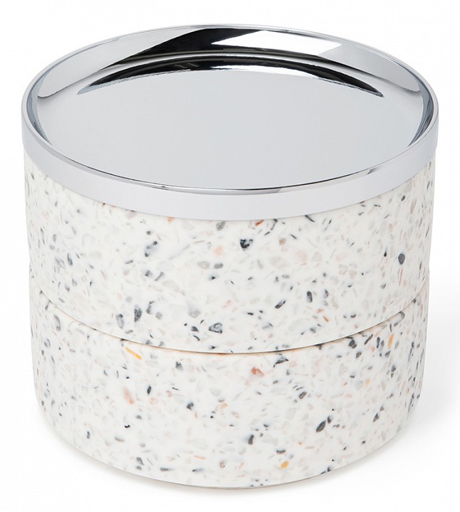 Шкатулка для украшенй (13x13x10 см) Tesora terrazzo 1014403-1180