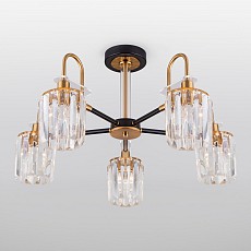 Люстра на штанге Eurosvet Tenia 70090/5 черный