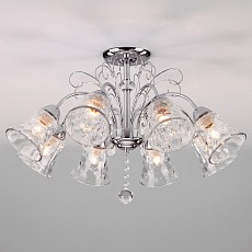 Люстра на штанге Eurosvet Norene 30157/8 хром