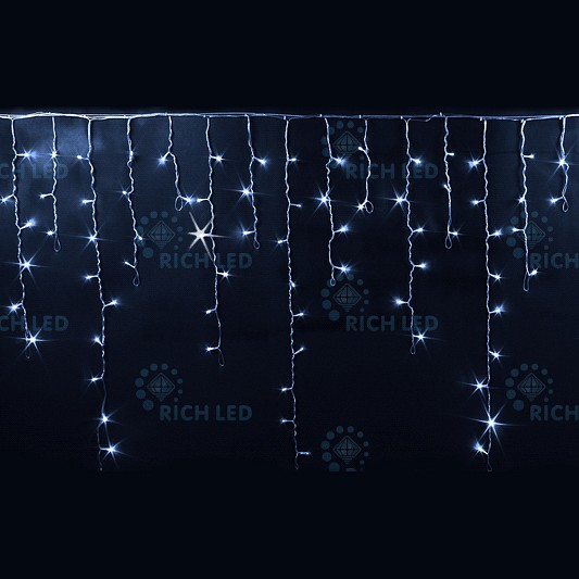 Бахрома световая (3x0.9 м) RL-i3*0.9F-CW/W