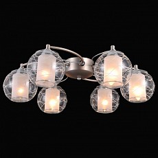 Потолочная люстра Natali Kovaltseva Twin TWIN 75089/6C NICKEL, CHROME