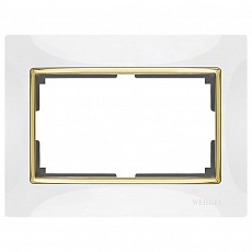 Рамка для двойной розетки Werkel Snabb WL03-Frame-01-DBL-white