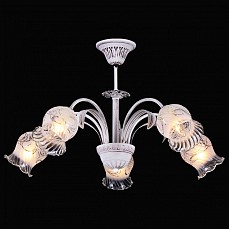 Люстра на штанге Natali Kovaltseva Arezzo AREZZO 11412/5C COFFEE IVORY