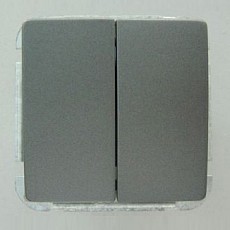 Выключатель двухклавишный без рамки Imex 1122L 1122L-S340