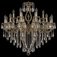 Подвесная люстра Bohemia Ivele Crystal 7101 71401/12+6/300 B GB FA10M