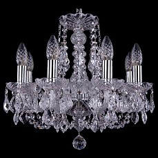 Подвесная люстра Bohemia Ivele Crystal 1406 1406/8/141/Ni/Leafs