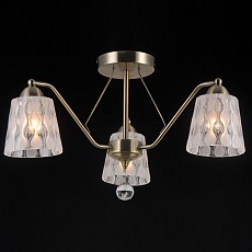 Люстра на штанге Natali Kovaltseva Cracow CRACOW 81023-3C ANTIQUE BRASS