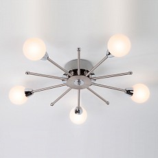 Потолочная люстра Eurosvet Delia 70066/5 хром