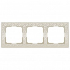 Рамка на 3 поста Werkel Flock WL05-Frame-03-ivory