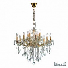 Подвесная люстра Ideal Lux FLORIAN FLORIAN SP12 ORO