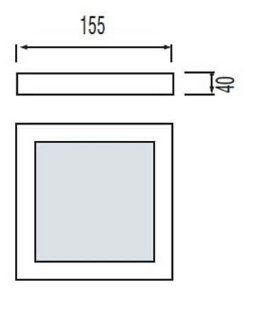 Накладной светильник Horoz Electric Omega-12 HRZ00000414