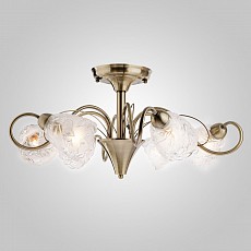 Люстра на штанге Eurosvet 70009 70009/6 античная бронза