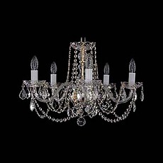 Подвесная люстра Bohemia Ivele Crystal 1402 1402/5/195/G/Leafs