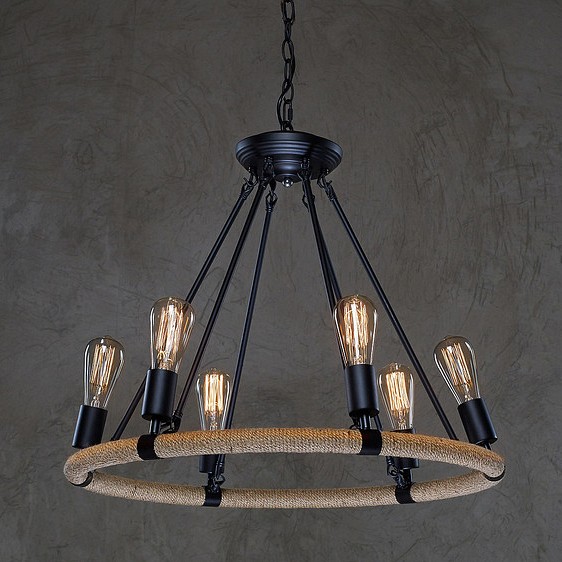Подвесная люстра Loft it Rope Filament LOFT1861/6