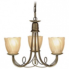 Подвесная люстра Elstead Lighting Minster MN3 BLK/GOLD