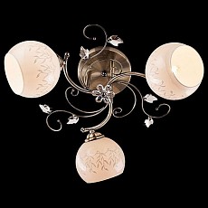 Потолочная люстра Eurosvet 30006 30006/3 античная бронза