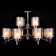 Подвесная люстра Natali Kovaltseva Double DOUBLE 81049-12C  ANTIQUE SILVER