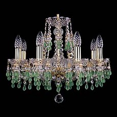 Подвесная люстра Bohemia Ivele Crystal 1410 1410/8/160/G/V5001