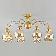 Люстра на штанге Eurosvet Fabia 30148/8 перламутровое золото